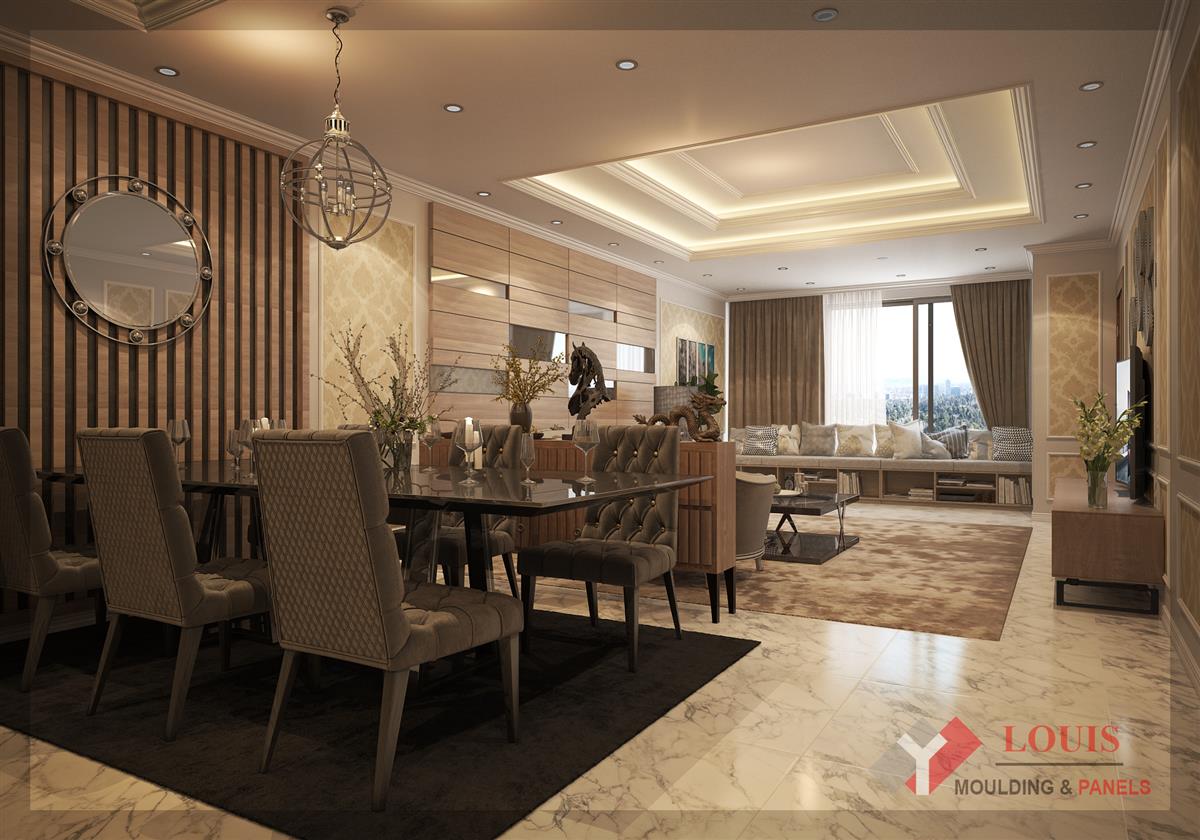 Mẫu Thiết Kế Phào Chỉ Hàn Quốc Cho Căn Hộ Cao Cấp